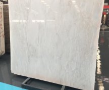 White Bianco Rhino Marble Slab